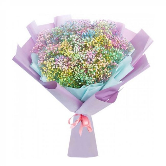 Букет цветов "Радуга"